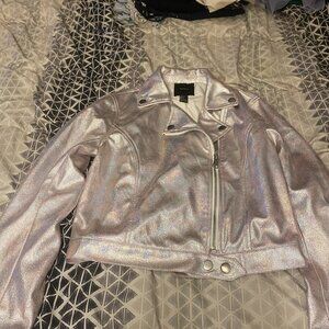 Pink Toned Holographic Jacket